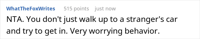 “My 'Weird' Radar Was Going Off”: Hiker Refuses To Drive An Older Woman Home Before A Storm And Feels Bad, Gets Backed Up By Folks Online “My 'Weird' Radar Was Going Off”: Hiker Refuses To Drive An Older Woman Home Before A Storm And Feels Bad, Gets Backed Up By Folks Online