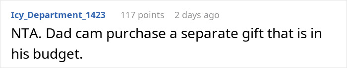 Woman Is Told To Let Dad Chip In $160 For The $34k Car She Is Buying Her Son Or Not Buy It At All To Avoid Making Him Feel Bad Woman Is Told To Let Dad Chip In $160 For The $34k Car She Is Buying Her Son Or Not Buy It At All To Avoid Making Him Feel Bad