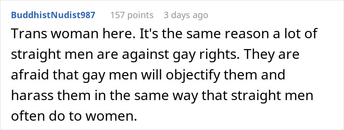 Man Hits On A Woman Without Knowing She's Trans, She Shuts Him Down In A Brilliant Way Man Hits On A Woman Without Knowing She's Trans, She Shuts Him Down In A Brilliant Way
