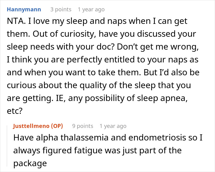 “I Can Nap Whenever I Want”: A Woman Wonders If She Is In The Wrong For Constantly Napping After Work “I Can Nap Whenever I Want”: A Woman Wonders If She Is In The Wrong For Constantly Napping After Work