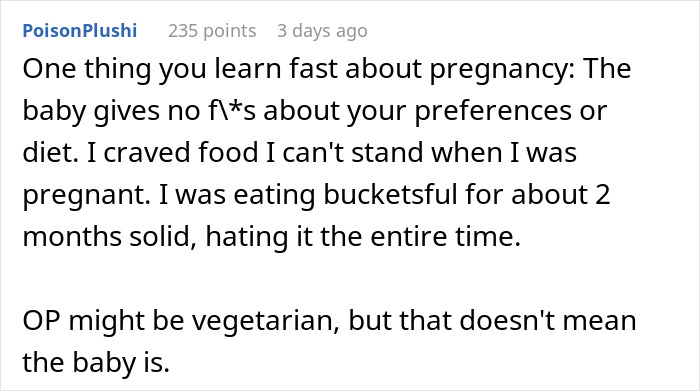 Pregnant Woman Feels Guilty For Ordering Chicken Wings And Upsetting Her Vegetarian MIL, Asks For Advice Online