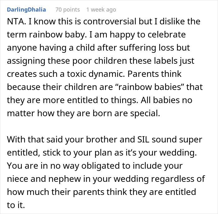 Couple Decide To Use Their Pets To Fill Out Roles In Their Wedding, SIL Is Angry They Didn't Include Her "Rainbow" Kids Instead Couple Decide To Use Their Pets To Fill Out Roles In Their Wedding, SIL Is Angry They Didn't Include Her "Rainbow" Kids Instead