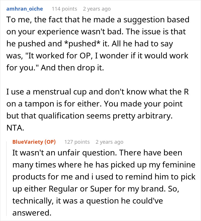 Guy Starts Mansplaining Periods To His Little Sister During Family Dinner, His Fiancée Asks Him A Question That Shuts Him Down Guy Starts Mansplaining Periods To His Little Sister During Family Dinner, His Fiancée Asks Him A Question That Shuts Him Down