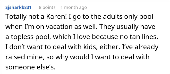 "She Thought The Rules Didn't Apply To Her": Entitled Mom Is Put In Her Place At A Resort Pool "She Thought The Rules Didn't Apply To Her": Entitled Mom Is Put In Her Place At A Resort Pool