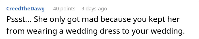 Bride Comes Up With A Brilliant Punishment For Anyone Who Shows Up In White To The Wedding After Seeing What MIL Plans On Wearing Bride Comes Up With A Brilliant Punishment For Anyone Who Shows Up In White To The Wedding After Seeing What MIL Plans On Wearing