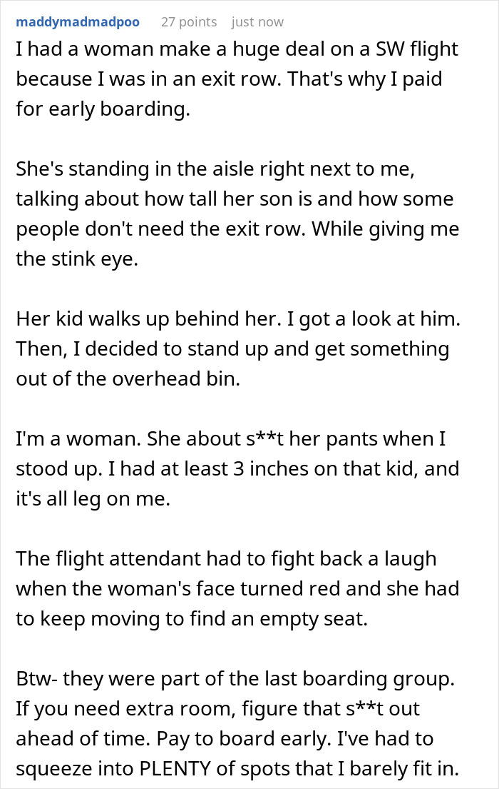 Karen Couple Bother Plane Passenger, Calling Them “Too Fat” For Their Own Seat, Get Served Karma Cake Karen Couple Bother Plane Passenger, Calling Them “Too Fat” For Their Own Seat, Get Served Karma Cake