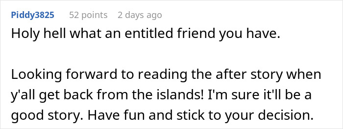 Woman Shares Her Experience With A Friend Who Brought Almost No Money On Vacation Woman Shares Her Experience With A Friend Who Brought Almost No Money On Vacation