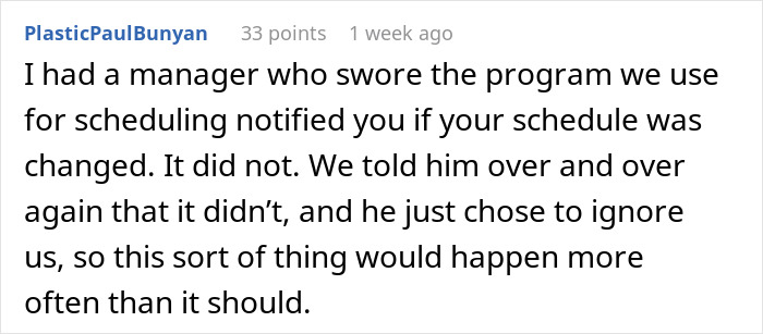 Employee Gets Their Schedule Done By Manager Who “Hates” Them, Wakes Up On Their Day Off To A Voicemail Asking Why They Aren’t At Work