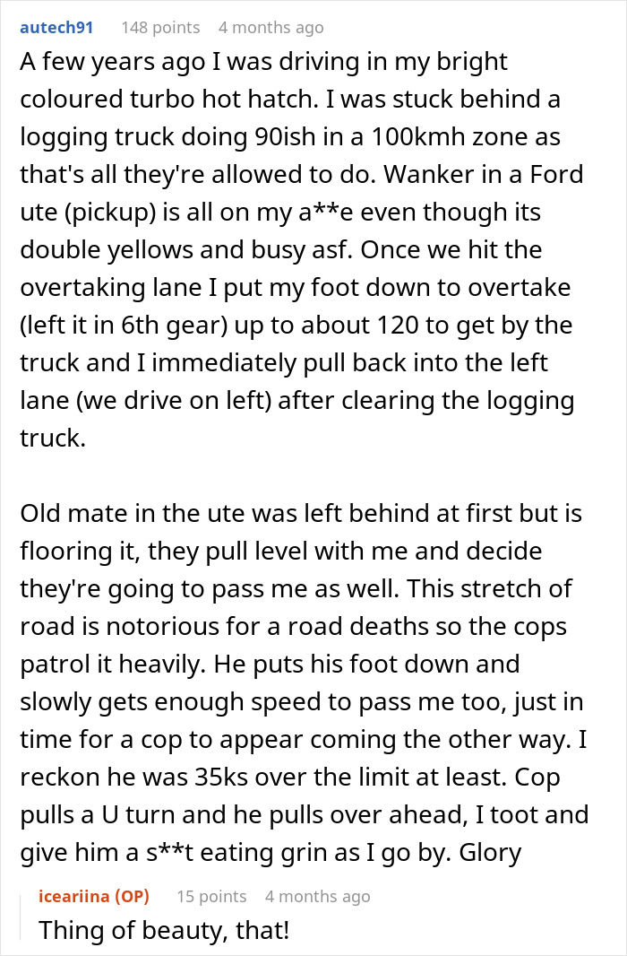 "I See Flashing Lights In My Rearview": Tailgater Learns His Lesson The Hard Way As It Leads To Police Intervention