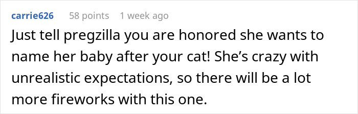 Woman Doesn't Want To Change Her Cat's Name Because Pregnant Cousin Wants To Use It For Her Baby, Wonders If She's Just Being Stubborn