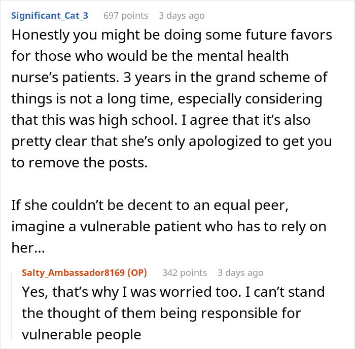 Woman Gets Revenge On Her School Bullies: “I Made It So They Won’t Ever Get A Job In Their Chosen Degree” Woman Gets Revenge On Her School Bullies: “I Made It So They Won’t Ever Get A Job In Their Chosen Degree”