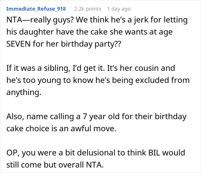 Birthday Girl Requests Cake That Her Cousin Is Allergic To, Causes Drama In The Family