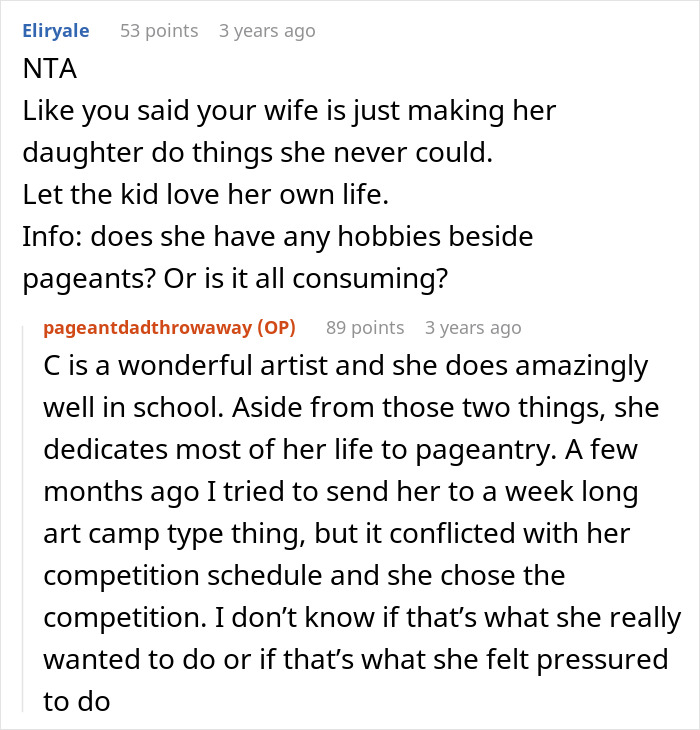 Dad Calls Out Wife And Puts An End To Her Unhealthy Obsession With Their 14-Year-Old Daughter's "Pageant-Ready" Looks, Wonders If He's A Jerk