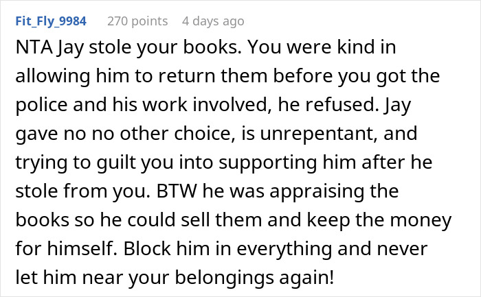 "I Told Him I Will Be Calling The Cops": Woman Gets Friend Fired After He "Borrowed" Her Special Books To Get Them Appraised As A "Surprise"
