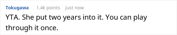 Girlfriend ‘Looks Shocked’ After Boyfriend Refuses To Finish A Game She’s Been Working On For Almost 2 Years Girlfriend ‘Looks Shocked’ After Boyfriend Refuses To Finish A Game She’s Been Working On For Almost 2 Years