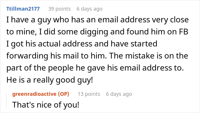 Person Is Sick And Tired Of Folks Using Their Email As A Disposable Address, Gets Sweet Revenge Person Is Sick And Tired Of Folks Using Their Email As A Disposable Address, Gets Sweet Revenge