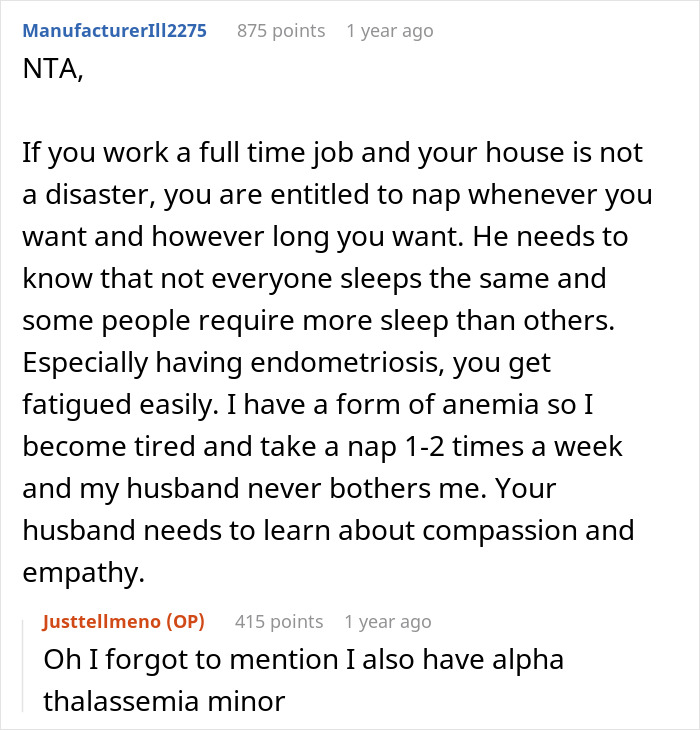 “I Can Nap Whenever I Want”: A Woman Wonders If She Is In The Wrong For Constantly Napping After Work “I Can Nap Whenever I Want”: A Woman Wonders If She Is In The Wrong For Constantly Napping After Work