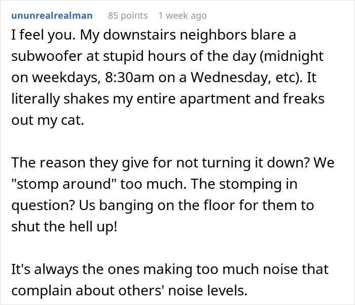Ultra-Sensitive Elderly Couple Go Berserk Every Time Their Upstairs Neighbor Makes A Noise, To The Point Of Calling Cops Over A Microwave