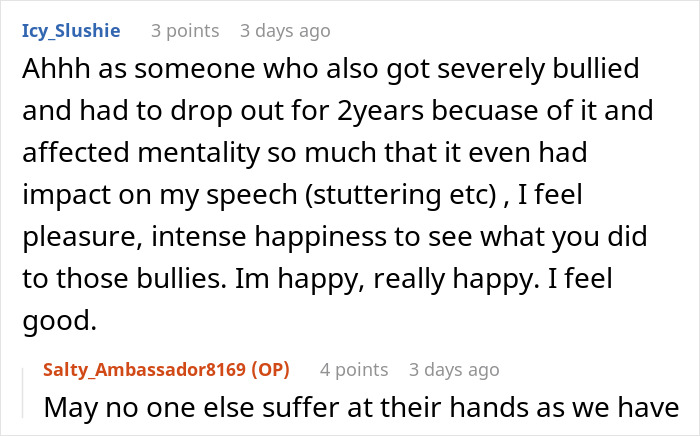Woman Gets Revenge On Her School Bullies: “I Made It So They Won’t Ever Get A Job In Their Chosen Degree” Woman Gets Revenge On Her School Bullies: “I Made It So They Won’t Ever Get A Job In Their Chosen Degree”