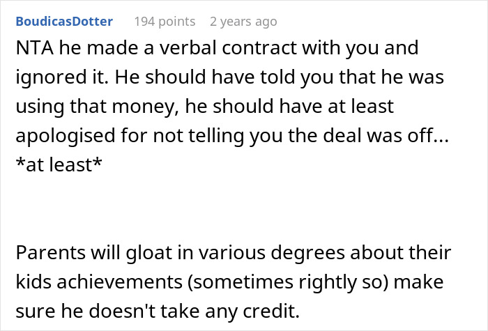 Dad Promises His Daughter College Fund, Ends Up Spending All The Money On His Wedding, Is Offended After Daughter Cuts Ties With Him Dad Promises His Daughter College Fund, Ends Up Spending All The Money On His Wedding, Is Offended After Daughter Cuts Ties With Him
