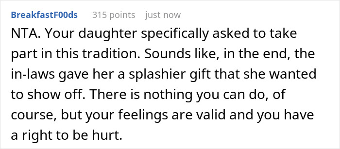 Mother Left ‘Lost’ And ‘Heartbroken’ When Daughter’s Newborn Is Dressed In A Designer Outfit Instead Of Her Handmade Set Mother Left ‘Lost’ And ‘Heartbroken’ When Daughter’s Newborn Is Dressed In A Designer Outfit Instead Of Her Handmade Set