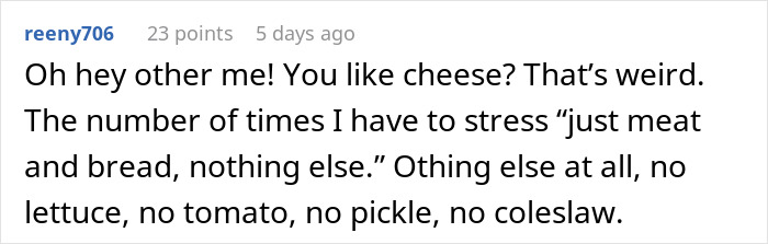 "I Wish I Could've Seen Her Face": Person Teaches Rude Waitress A Lesson After She Refused To Follow Their Food Order "I Wish I Could've Seen Her Face": Person Teaches Rude Waitress A Lesson After She Refused To Follow Their Food Order