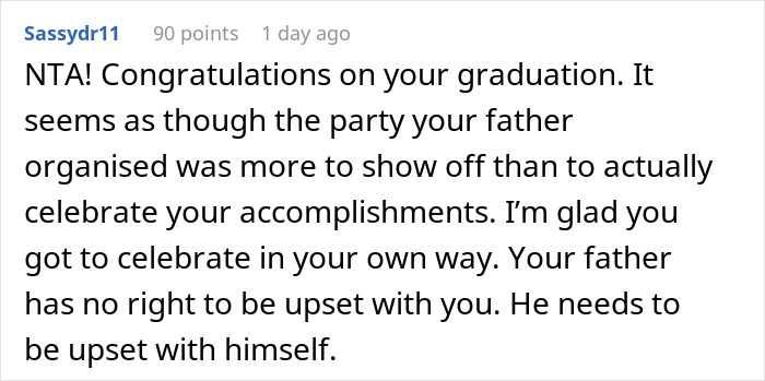 Woman Airs Family’s Dirty Laundry After Being Blasted For Not Showing Up To A Graduation Party She Had No Idea About
