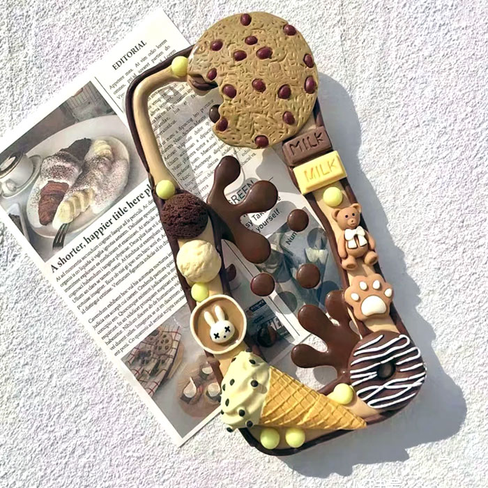 Big Cookie And Ice Cream Phone Case