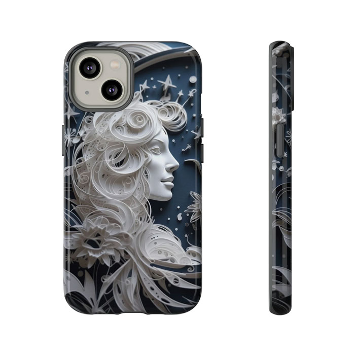 3D Artistic Space Goddess Phone Case