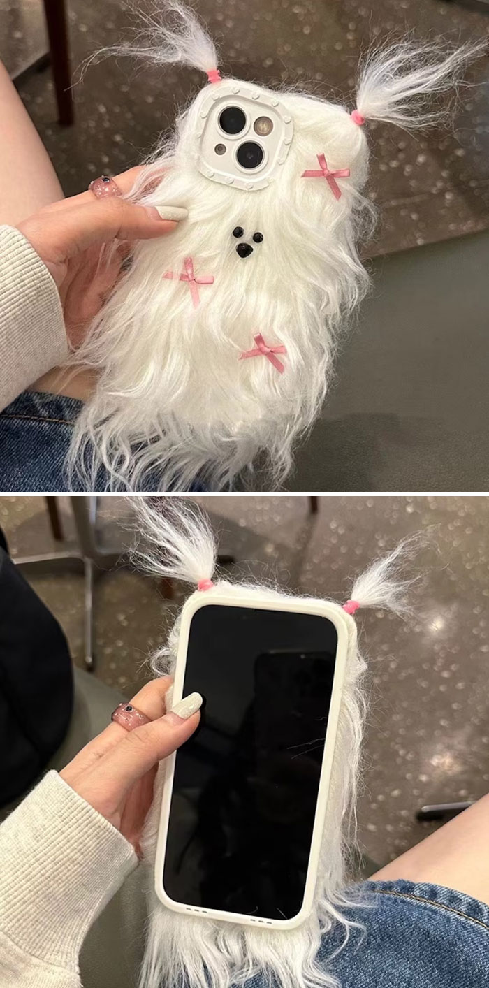 Cute 3D Furry Animal Phone Case