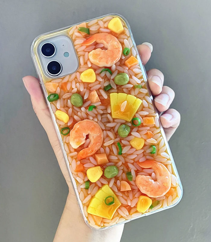 Funny Food Fried Rice Phone Case