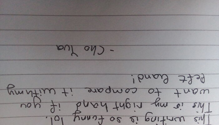 Hey Pandas, Post A Pic Of The Best Writing You Can Do With Your Non-Dominant Hand! (Closed)