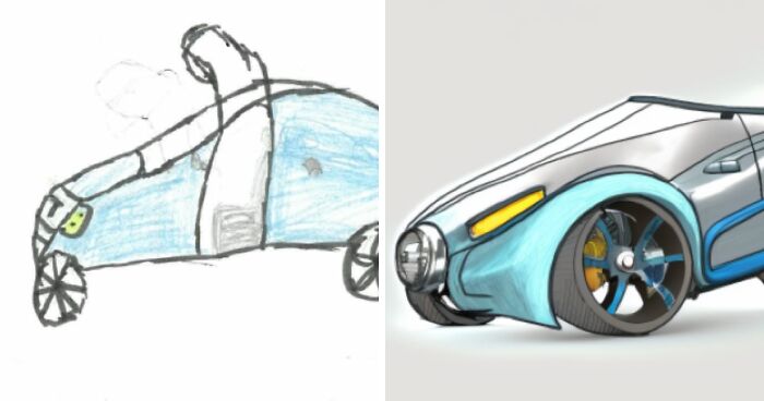These 6 Kids’ Dream Car Designs Were Brought To Life With The Help Of AI By Big Motoring World
