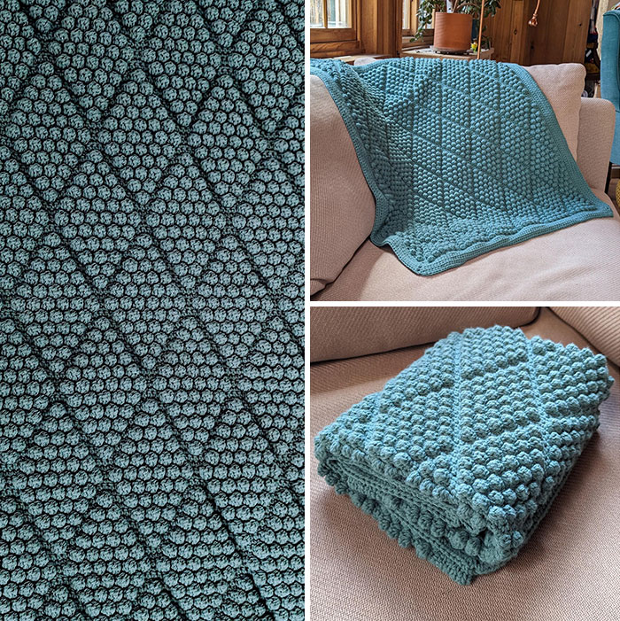 Dyaman Throw. Made For A Friend's New Baby