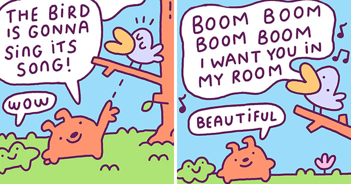My 30 Wholesome Comics About Two Friends, Momo And Forg