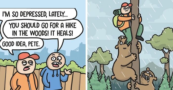 30 Quirky And Dark Comics With Twisted Endings By “Whoops Comics”