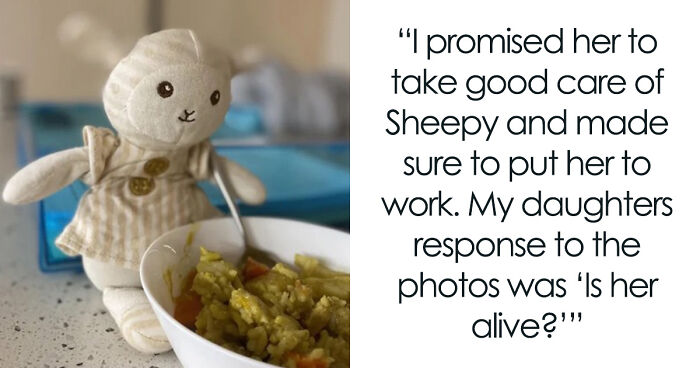 Wholesome Story Of A Dad Taking His Daughter’s Favorite Toy To Work After She Left It In The Car