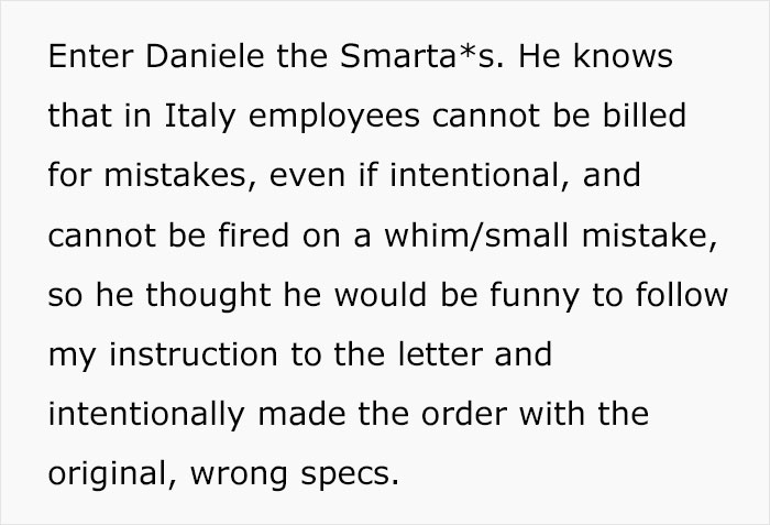 Boss Falls Victim To His Own “Absolutely No Exception” Rule