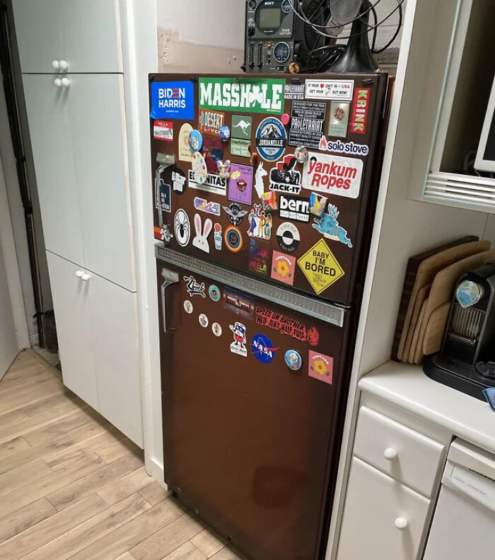 After Replacing Our Fridge Twice In The Past 12 Years With Brand New Models, I Finally Gave Up And Just Put Our Garage Fridge In The Kitchen. It Fits Perfectly, And Has Been Running For Decades, And Could Probably Be Repaired vs. Thrown Away If We Ever Need To Fix It