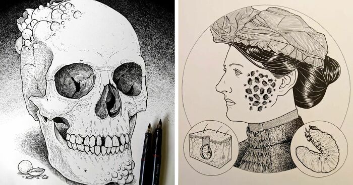 13 Unsettling Drawings With Creepy Stories By Ed Harrington