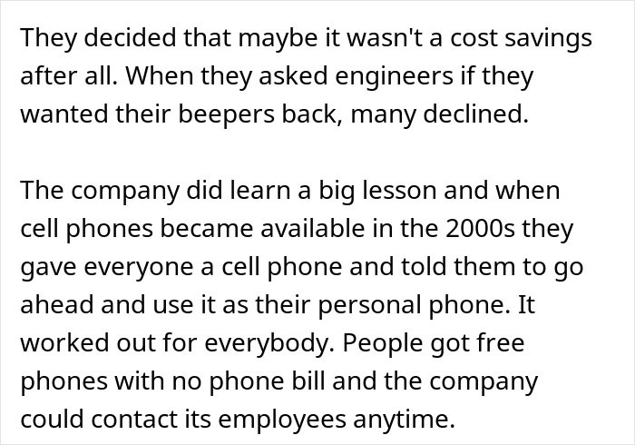 Management Tell Employees They Can't Use Their Phones After Work, Regret It Almost Immediately Management Tell Employees They Can't Use Their Phones After Work, Regret It Almost Immediately
