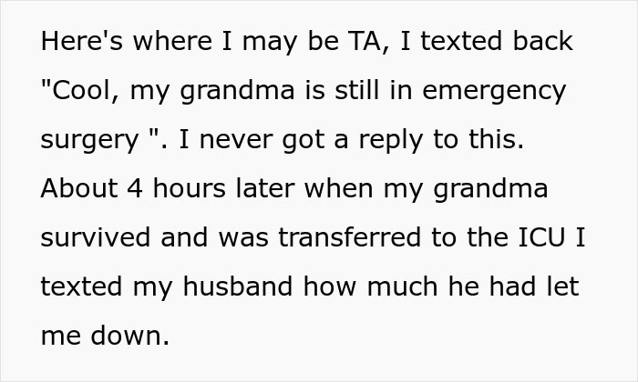Man Thinks He Shouldn’t Have To Disrupt His Plans To “Cater To His Wife” After Family Emergency Leaves Her Anxious And Alone