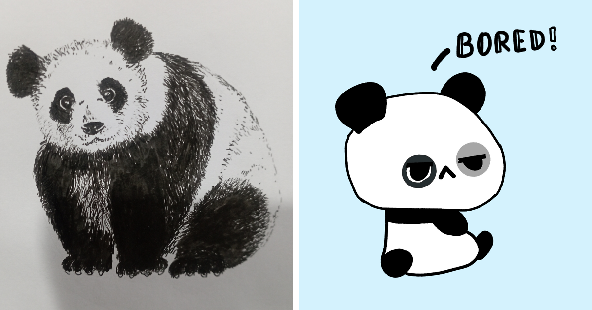 cute panda drawing - Clip Art Library-saigonsouth.com.vn