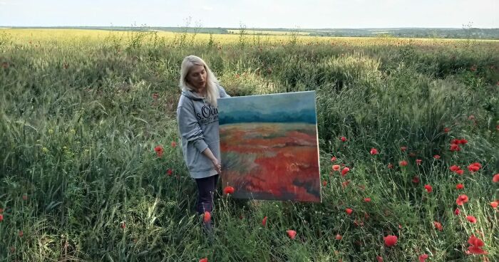 We Painted Poppies In The Field (25 Pics)