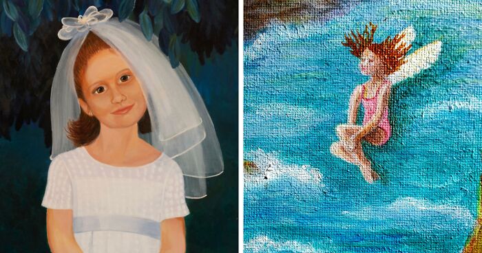 81 Artists Awaken Their Childhood Memories In These Paintings (10 Pics)