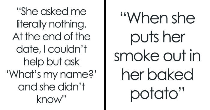 30 Times People Went On First Dates And Noped Right Out Of Seeing That Person Again After These Red Flags Started Flying