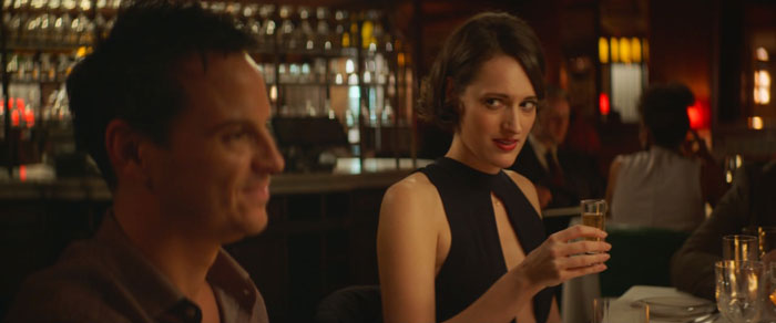 Fleabag looking at The Priest