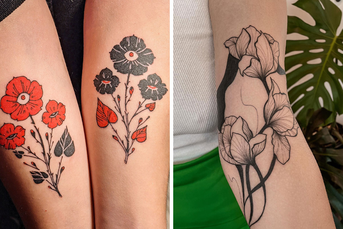 Hydrangea Flower Tattoo Design — LuckyFish, Inc. and Tattoo Santa Barbara-nlmtdanang.com.vn