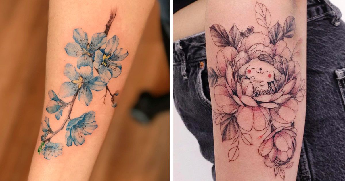 45 Elegant Cherry Blossom Tattoo Designs of 2020