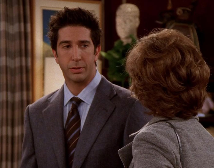 Ross talking with Judy 